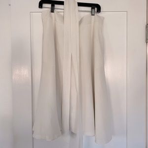 Ann Taylor Linen Midi Skirt